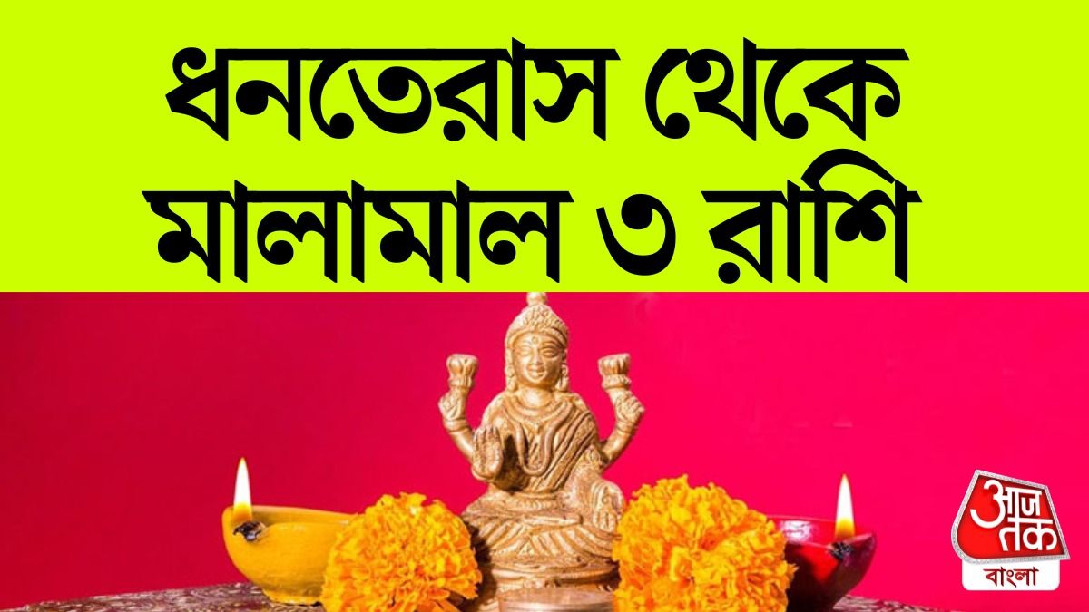 ধনতেরাস থেকে লক্ষ্মীকৃপায় ৩ রাশি, চাকরি ও ব্যবসায় উন্নতি