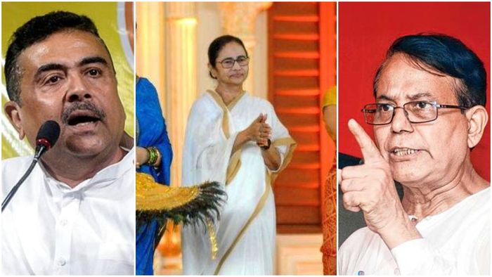 মমতাকে আক্রমণ বিরোধীদের।-কোলাজ