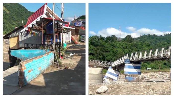 বিপর্যস্ত দার্জিলিং -- পিটিআই