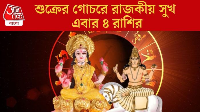 শুক্রের গোচরে রাজকীয় সুখ এবার ৪ রাশির