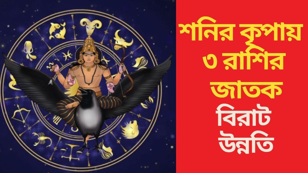  তুঙ্গে থাকবে ভাগ্য, জানুয়ারি পর্যন্ত শনির কৃপায় মালামাল ৩ রাশি