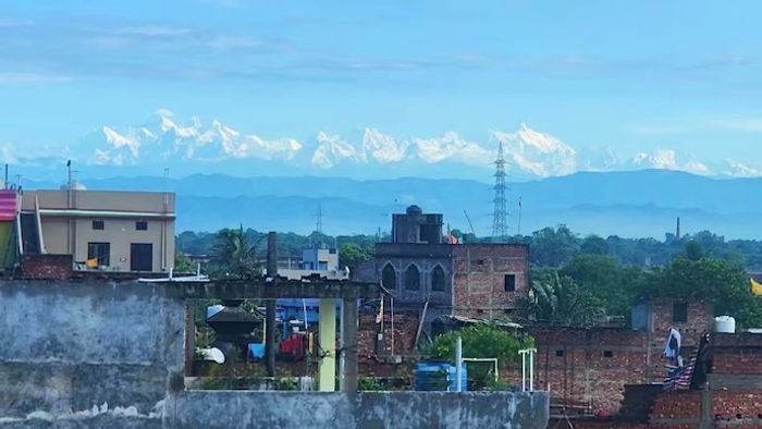 বিহার থেকে দেখা যাচ্ছে কাঞ্চনজঙ্ঘা