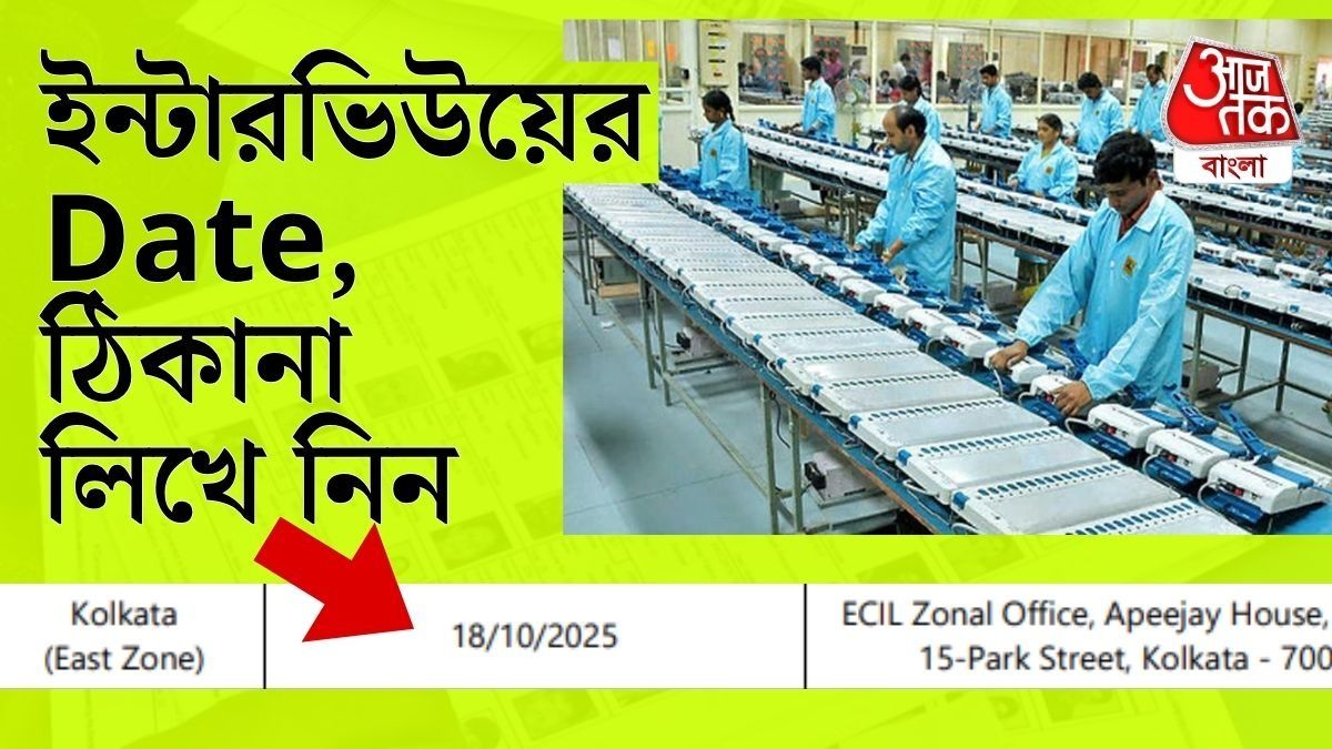 কলকাতা সহ ৬ শহরে Walk in ইন্টারভিউ, Central Government Job এ Apply করুন