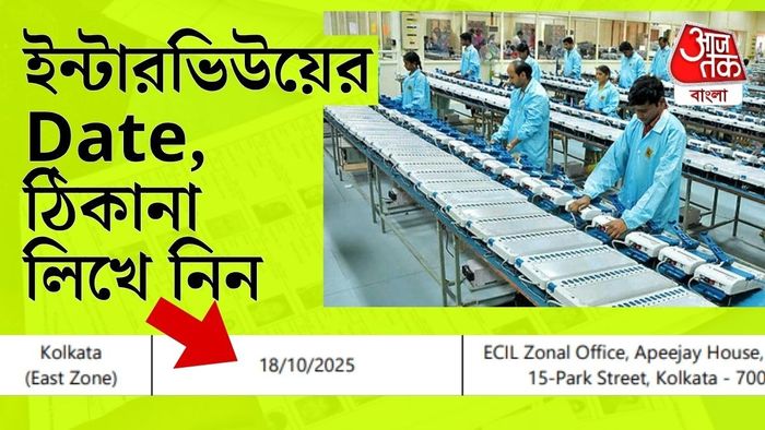 ইন্টারভিউয়ের দিনক্ষণ লিখে নিন।