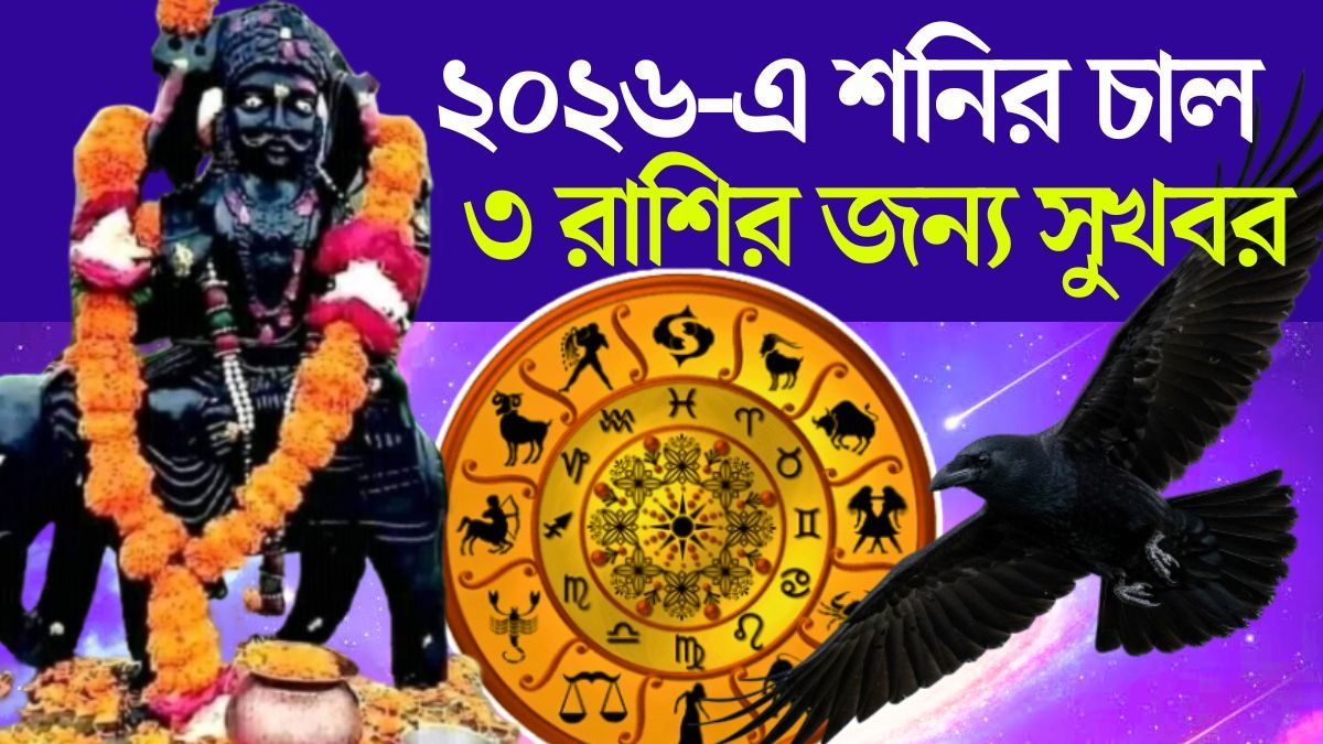 বছরের শুরুতেই শনির স্থান বদল, ৩ রাশির জীবনে GOLDEN TIME