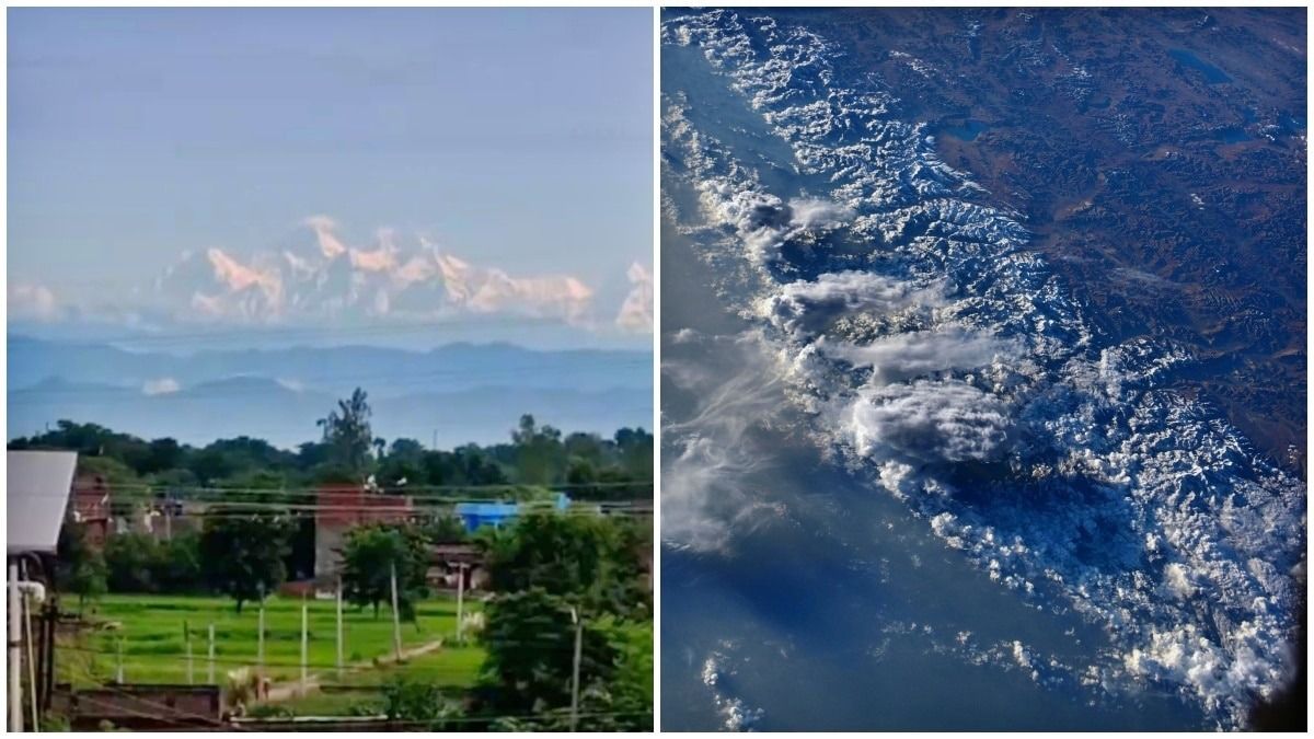 এত দূর থেকেও দেখা যাচ্ছে Mount Everest! সোশ্যাল মিডিয়ায় ছবি Viral