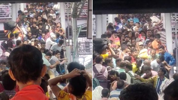 বর্ধমানে স্টেশনে পদপিষ্টের পরিস্থিতি