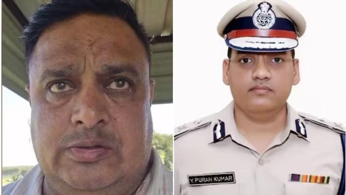 হরিয়ানায় আত্মঘাতী ASI (বাঁ দিকে), আত্মঘাতী IPS (ডান দিকে)