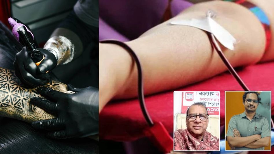 শরীরে ট্যাটু থাকলে কি রক্তদান করা উচিত? ডাক্তার সহ বিশেষজ্ঞরা যা জানালেন শরীরে ট্যাটু থাকলে কি রক্তদান করা উচিত? ডাক্তার সহ বিশেষজ্ঞরা যা জানালেন