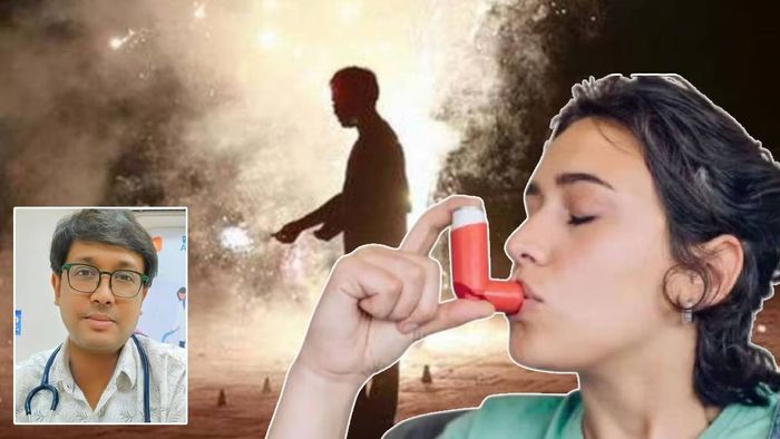 বাজির ধোঁয়ায় বাড়তে পারে শ্বাসকষ্ট