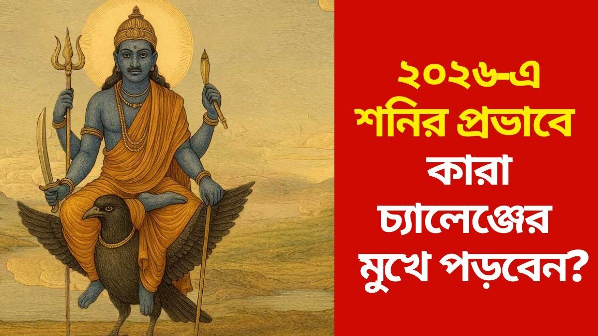 ২০২৬-এ শনি নরম হবে না গরম? বড়বাবার প্রভাবে ৩ রাশি দেখবে জীবনের চড়াই-উৎরাই