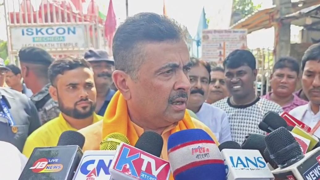 কাকদ্বীপে কালীর মূর্তি ভাঙা, শুভেন্দু বললেন, 'মুসলিম লিগের সরকার চলছে নাকি!'