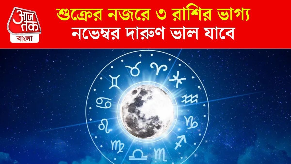 নভেম্বরে শুক্রের বড়সড় বদল, বিরাট সুখ-স্বাচ্ছন্দ্য পেতে চলেছেন ৩ রাশি
