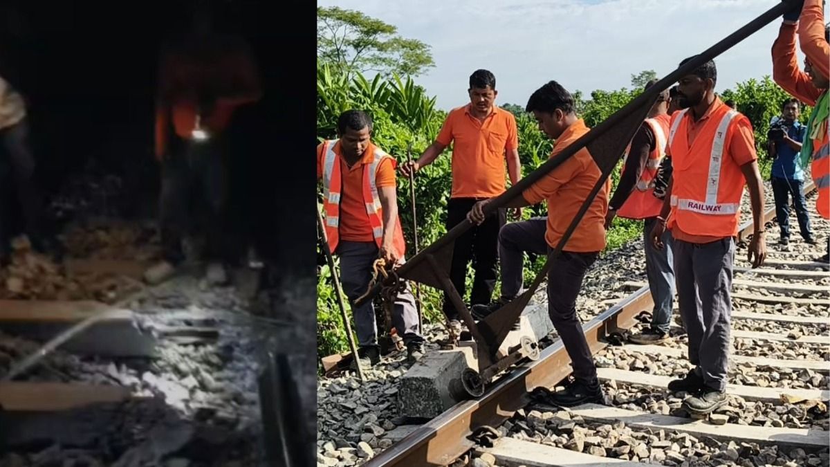 অসমের কোকরাঝাড়ে বিস্ফোরণ, IED-তে উড়ল রেল লাইন