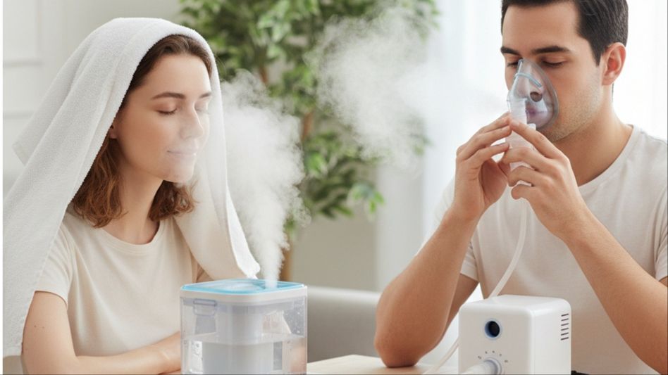 নেবুলাইজার না স্টিমার, কোনটি আপনার জন্য সঠিক? জানুন ব্যবহারের সুবিধা ও সতর্কতা নেবুলাইজার না স্টিমার, কোনটি আপনার জন্য সঠিক? জানুন ব্যবহারের সুবিধা ও সতর্কতা