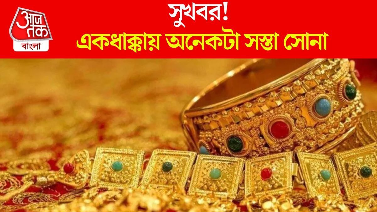 আজকের সোনার দাম