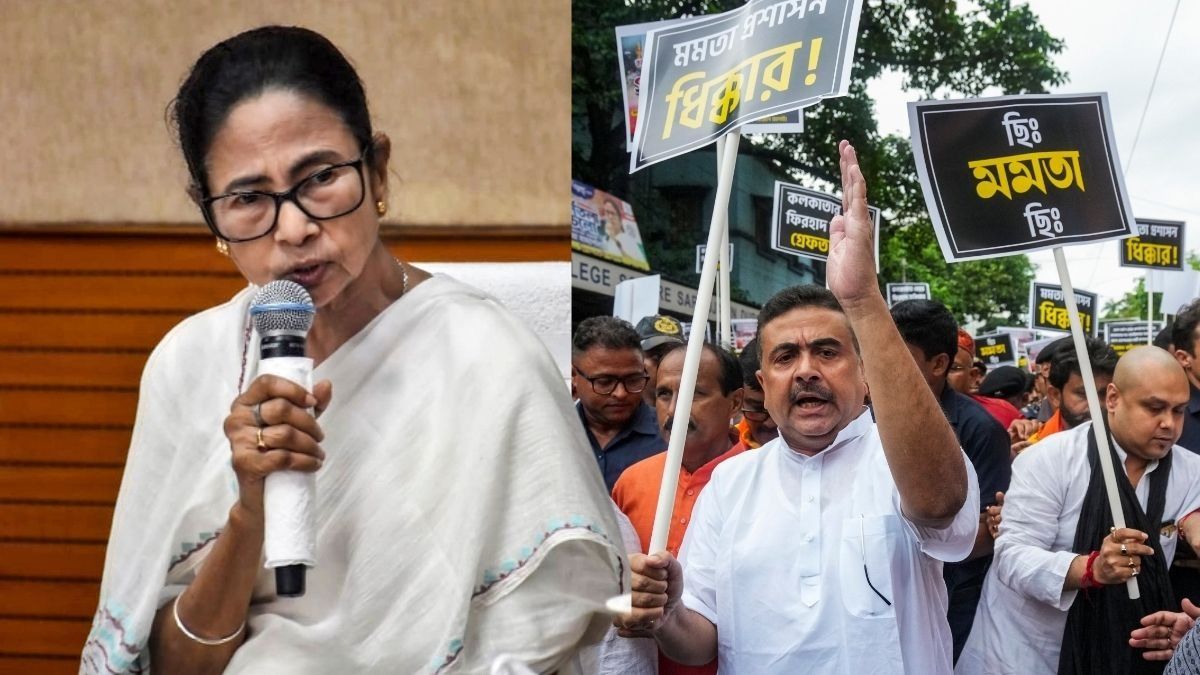 'ক্ষমতা থাকলে লড়ুন, আপনাকে হারাব', ভবানীপুরে দাঁড়িয়ে মমতাকে ফের চ্যালেঞ্জ শুভেন্দুর  'ক্ষমতা থাকলে লড়ুন, আপনাকে হারাব', ভবানীপুরে দাঁড়িয়ে মমতাকে ফের চ্যালেঞ্জ শুভেন্দুর