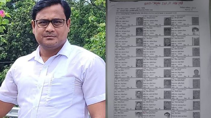 নদিয়ার তৃণমূল নেতা সজল বিশ্বাস