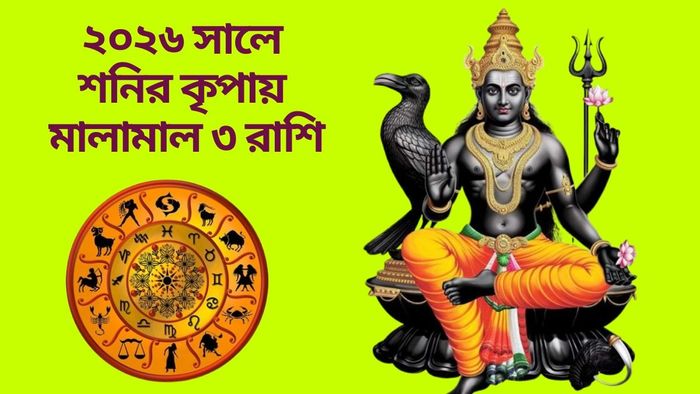 ২০২৬ সালে শনির কৃপায় মালামাল ৩ রাশি