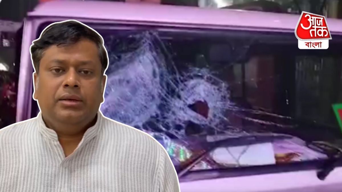 নবদ্বীপে সুকান্তের কনভয় লক্ষ্য করে 'ইট', গাড়ি ভাঙচুর, আহত ২ BJP কর্মী