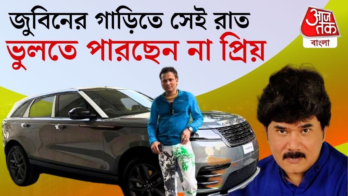 জুবিনের স্মৃতিচারণায় গীতিকার প্রিয় চট্টোপাধ্যায়।-গ্রাফিক্স:সৌমিক মজুমদার