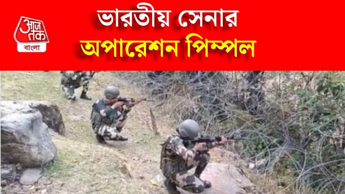 কাশ্মীরে ভারতীয় সেনার অপারেশন পিম্পল, গুলির লড়াইতে খতম একাধিক জঙ্গি 