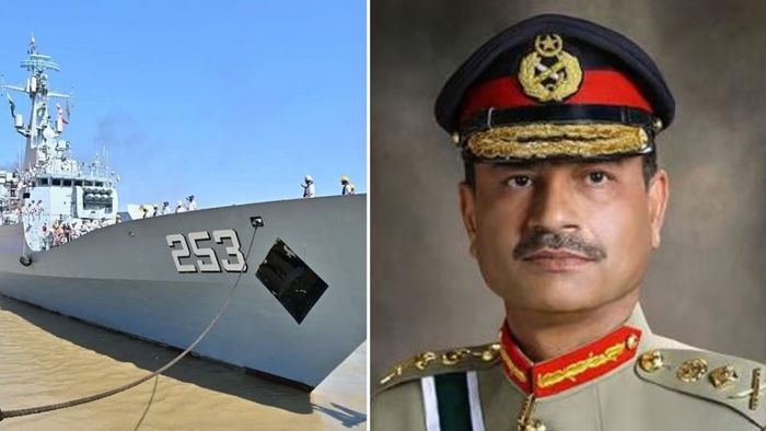 ৭১ সালের যুদ্ধের পর প্রথমবারের মতো বাংলাদেশে পাকিস্তানি যুদ্ধজাহাজ