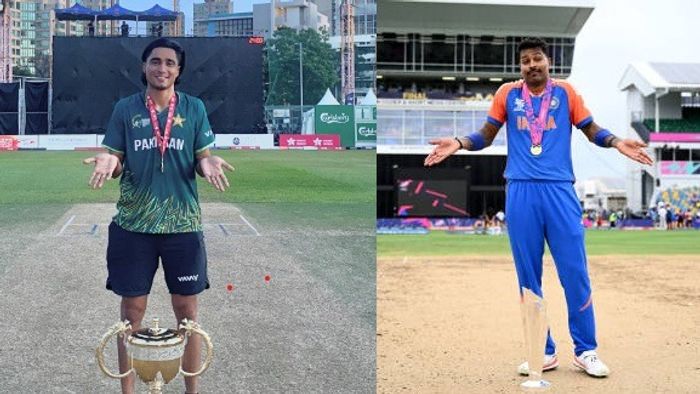 মুহম্মদ শাহজাদ এবং হার্দিক পান্ডিয়া