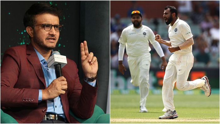 সৌরভ গাঙ্গুলি, মোহাম্মদ শামি