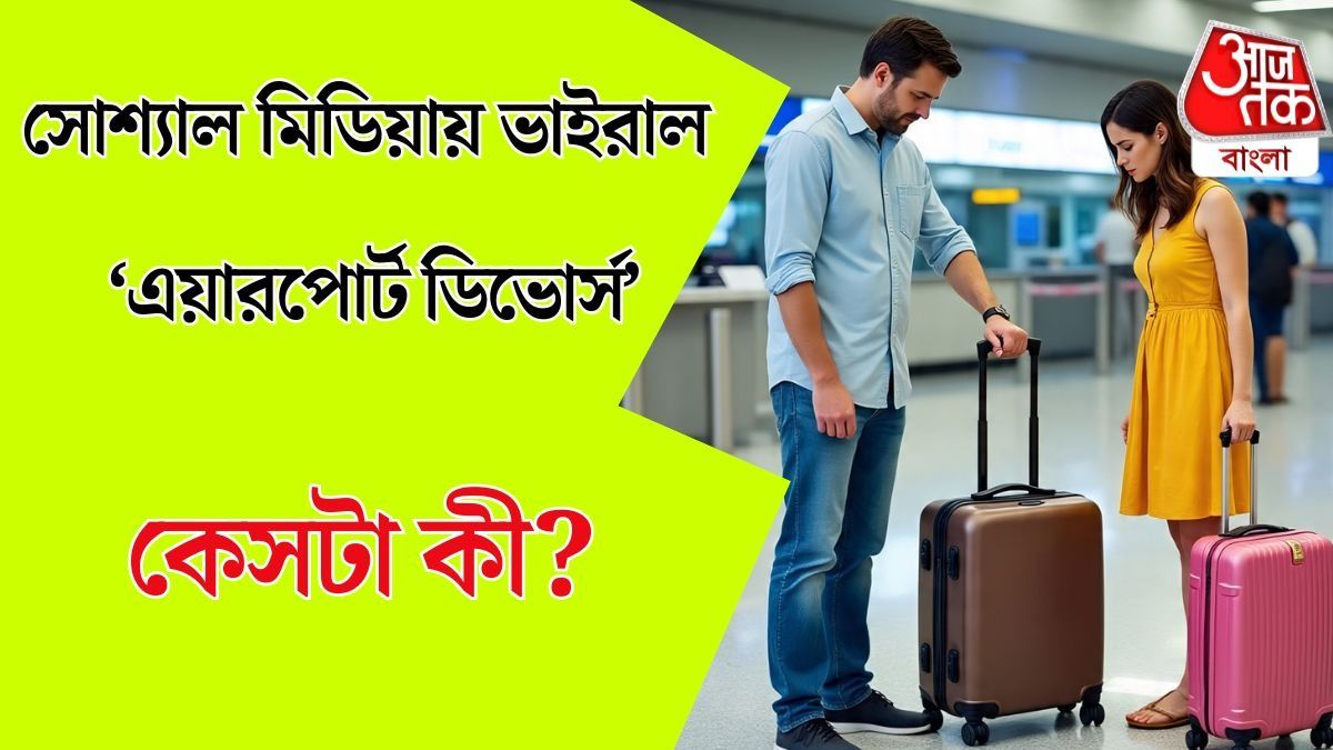 বিমানে ওঠার আগেই প্রেমিক প্রেমিকার বিচ্ছেদ! ভাইরাল 'এয়ারপোর্ট ডিভোর্স', কেসটা কী? 