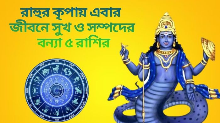 রাহুর কৃপায় এবার জীবনে সুখ ও সম্পদের বন্যা ৫ রাশির