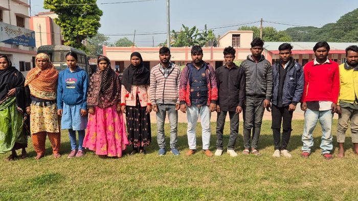 ধৃত বাংলাদেশি অনুপ্রবেশকারী