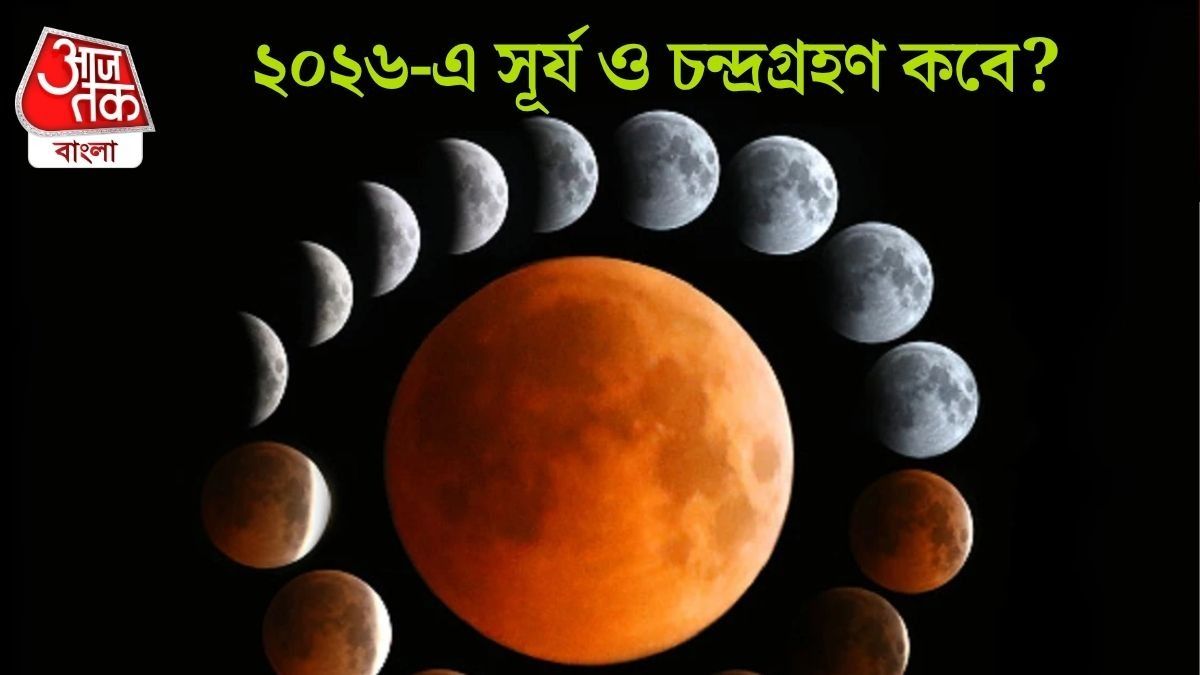 ২০২৬ সালে সূর্য ও চন্দ্রগ্রহণ কবে? ভারতে সূতককাল কখন? রইল বিস্তারিত