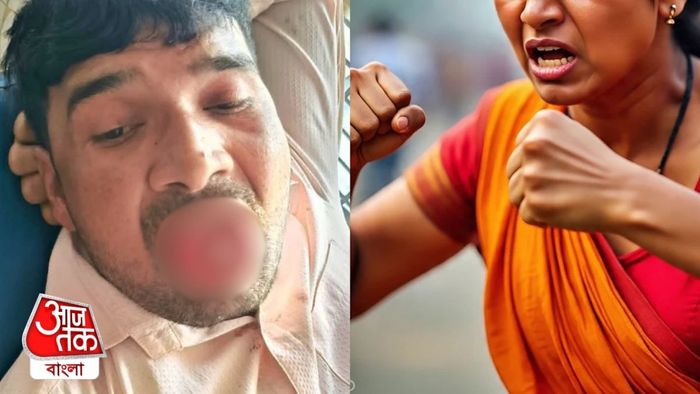 গুরুতর আহত, রক্তাক্ত অবস্থায় হাসপাতালে ভর্তি করতে হল যুবককে।