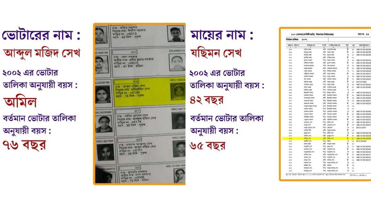 মায়ের থেকে ছেলে ১১ বছরের বড়! 'আজগুবি' ভোটার তালিকা দেখালেন শুভেন্দু