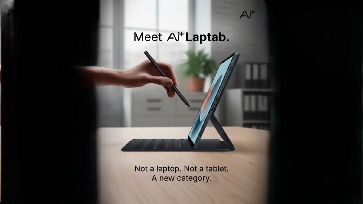 ল্যাপটপের দিন শেষ AI+ আনছে ল্যাপট্যাব, দাম মোবাইল ফোনের চেয়েও সস্তা