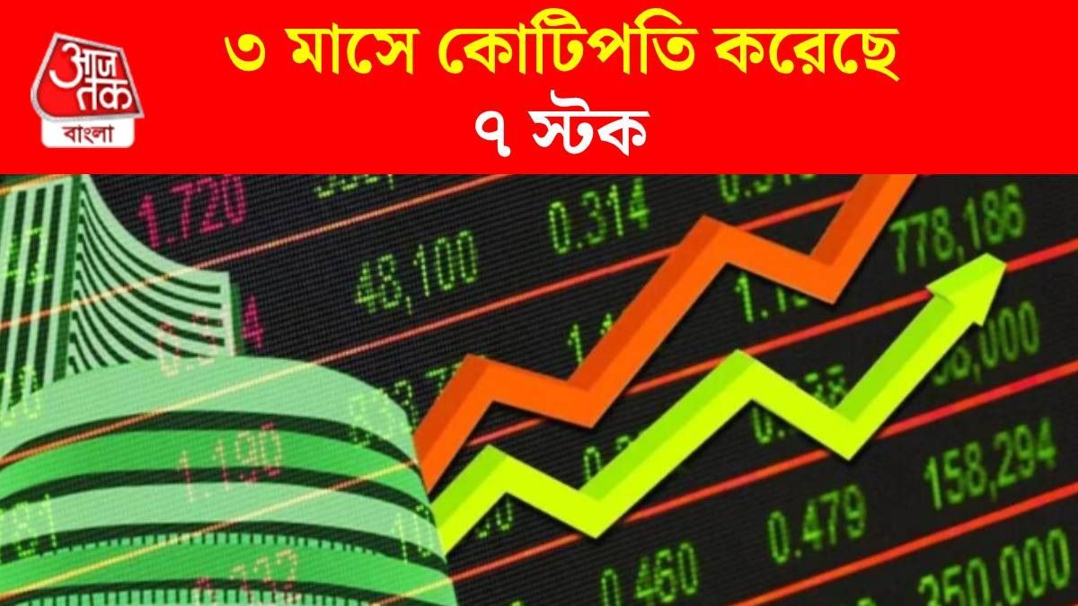 ৩ মাসে ৮২৩ পার্সেন্টেজ পর্যন্ত রিটার্ন, এই ৭ স্টক কোটিপতি করেছে