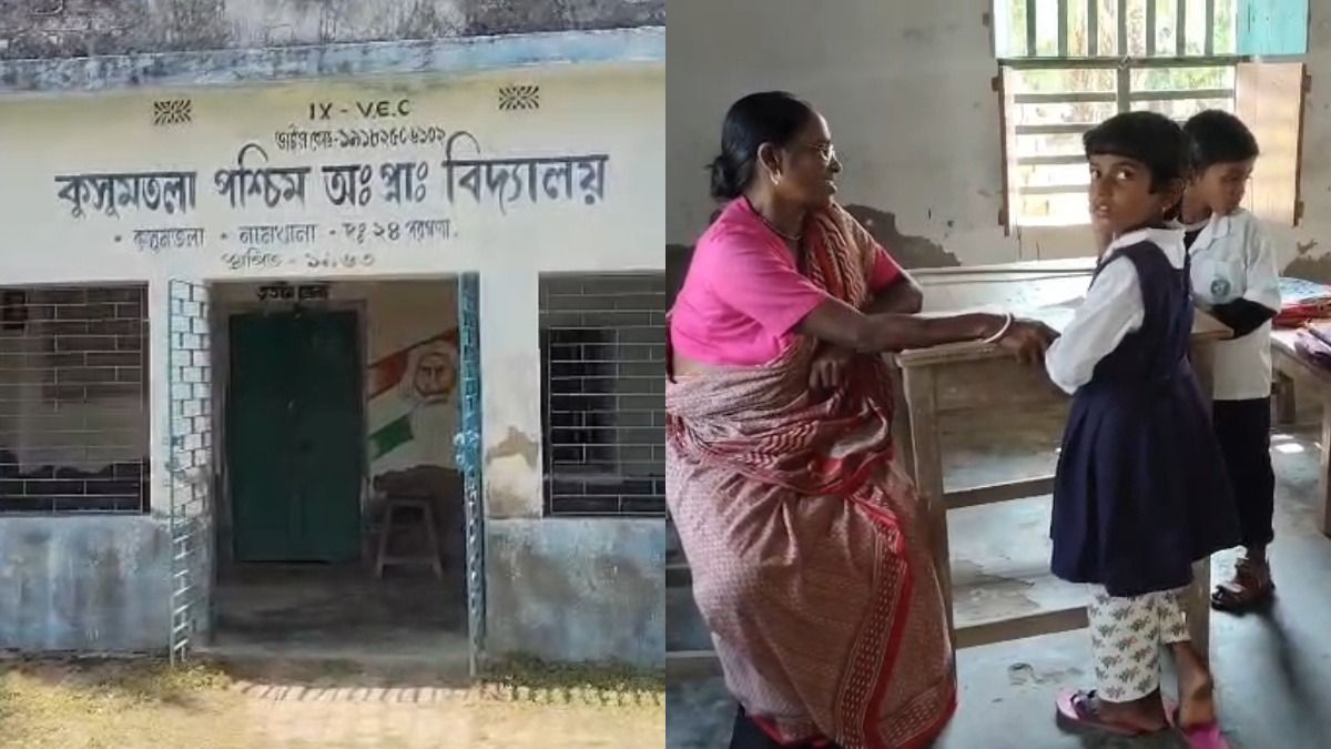 মৌসুনি  দ্বীপের স্কুলে  ক্লাস নিচ্ছেন ‘রাঁধুনি দিদি’