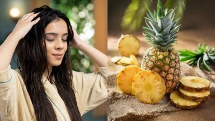 চুলে মাখুন আনারস