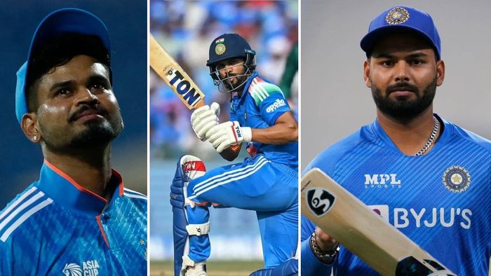 শ্রেয়স আইয়ার, রুতুরাজ গায়কোয়াড ও ঋষভ পন্ত