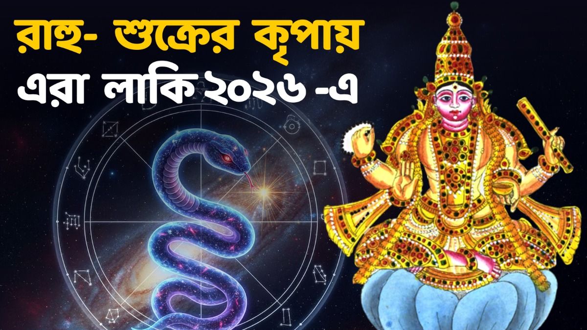 ১৮ বছর পর রাহু ও শুক্রর বিশেষ সংযোগ, ২০২৬-র শুরুতেই ৩ রাশির জ্যাকপট  