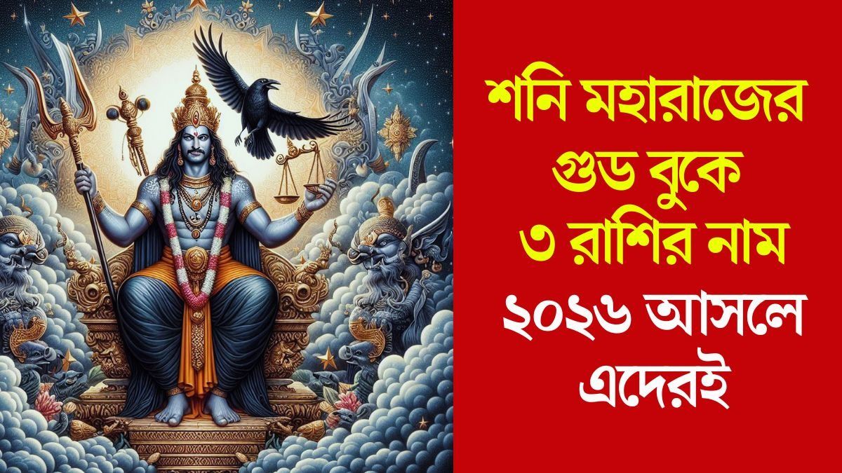 আগামী বছর শনির শক্তি বাড়ছে চারগুণ, ২০২৬-এ যকের ধন পাবেন ৩ রাশি