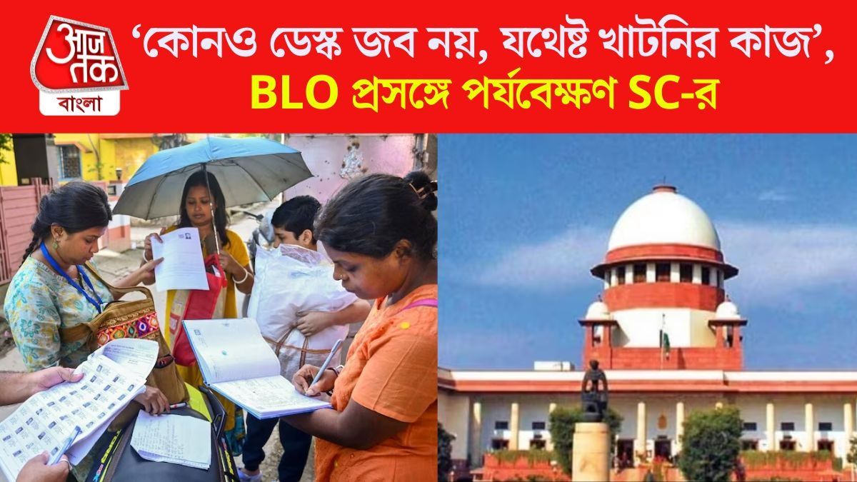 'যথেষ্ট খাটনির কাজ,' BLO-দের মানসিক চাপ প্রসঙ্গে আরও কী পর্যবেক্ষণ সুপ্রিম কোর্টের?