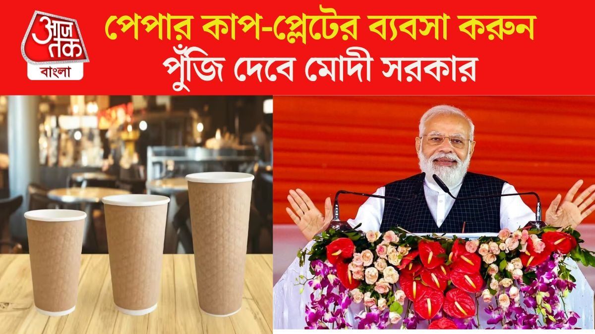 ঘরে বসে পেপার গ্লাস, কাপ, প্লেটের ব্যবসা করবেন? মোদী সরকার লোন দিচ্ছে, বাম্পার রোজগার