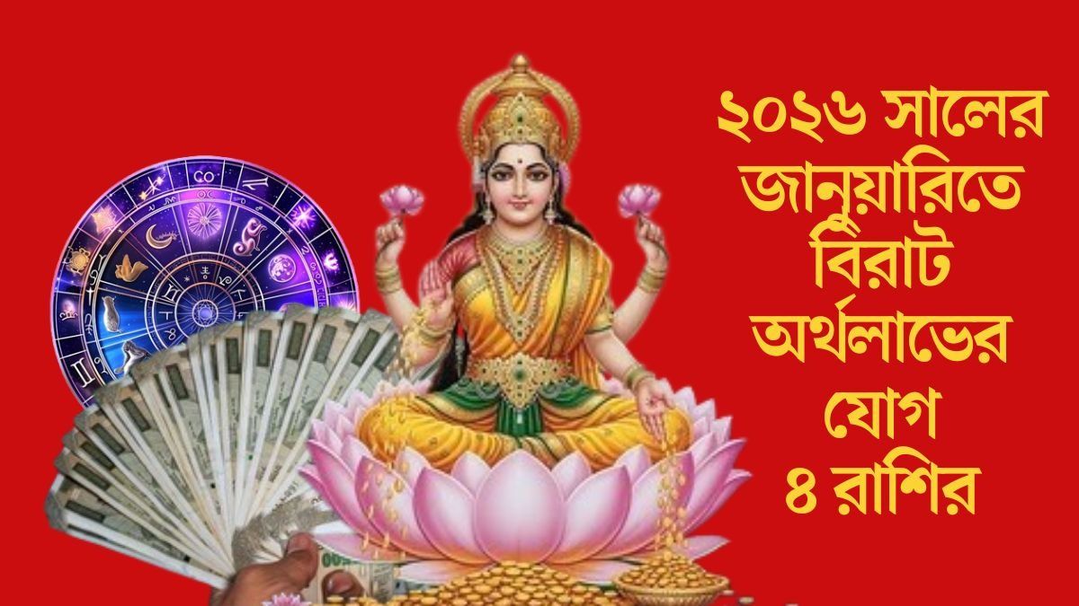 জানুয়ারিতে ত্রিগ্রহী যোগ, অর্থভাগ্য তুঙ্গে থাকবে ৪ রাশির