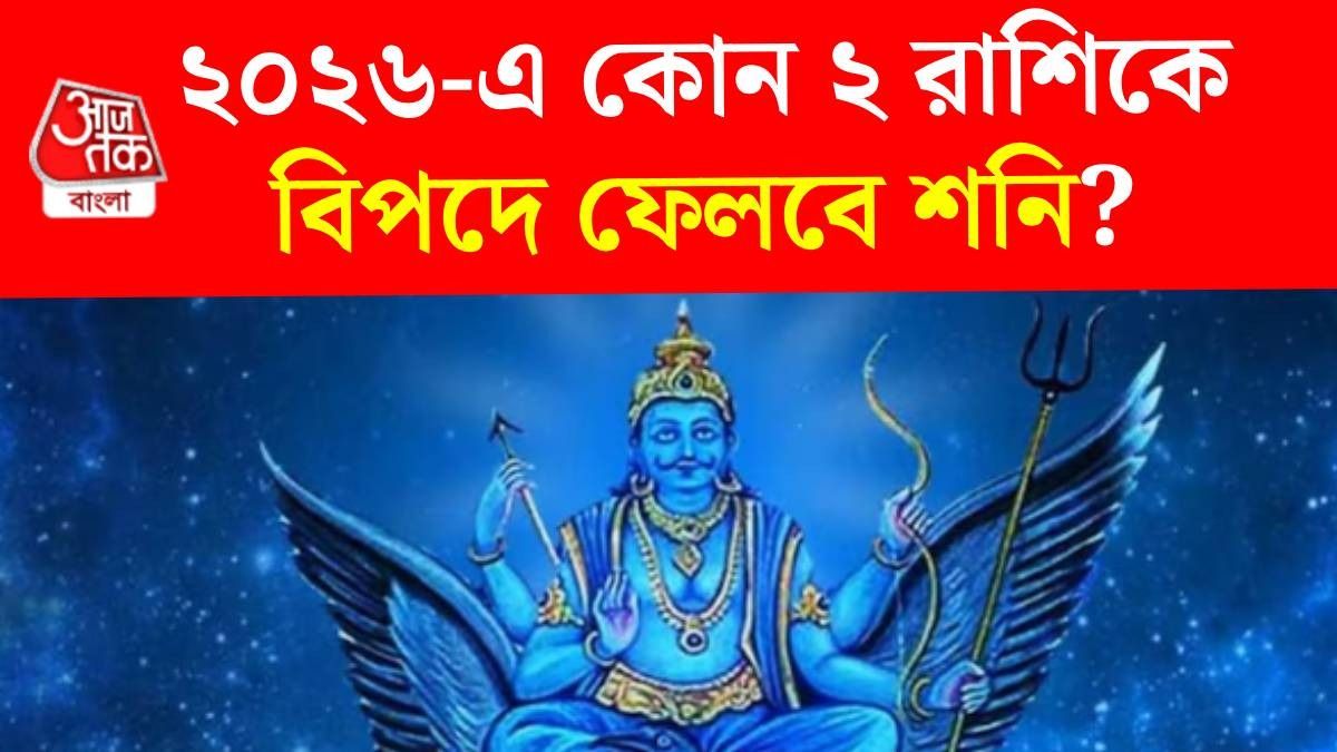 ২০২৬ সালে কষ্টে ভরে যাবে জীবন, শনি ঘোর সমস্যায় ফেলবে ২ রাশিকে