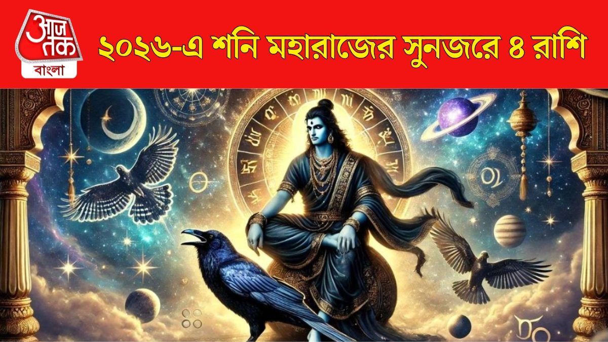 সোজা হতেই কৃপা করবেন শনি মহারাজ, ছাব্বিশের সাত মাসেই ৪ রাশি 'কোটিপতি'