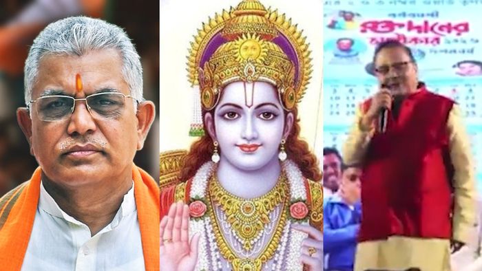 দিলীপ ঘোষ ও মদন মিত্র।-ফাইল ছবি