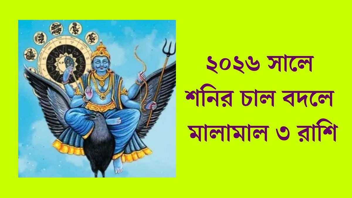  নতুন বছরে তিনবার চাল বদলাবেন শনি, সুফল পাবে ৩ রাশির জাতক