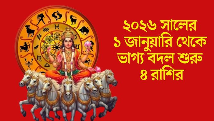 ২০২৬ সালের ১ জানুয়ারি থেকে ভাগ্য বদল শুরু ৪ রাশির